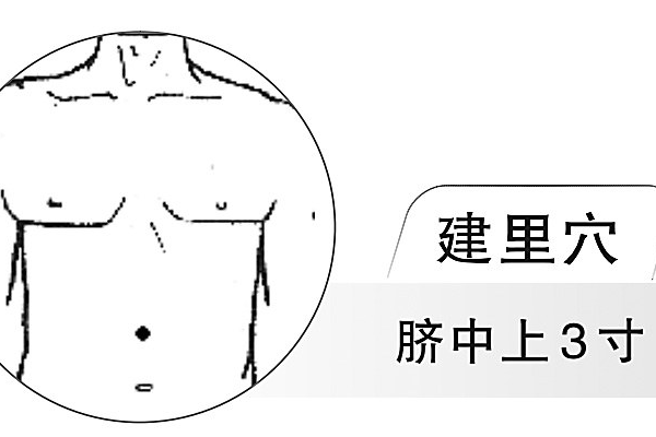 滋养脾胃按建里