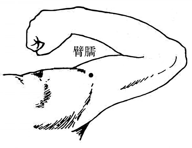 清热明目 按臂臑穴