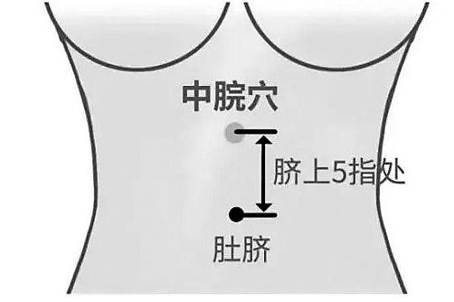 伏天按穴位治脾胃不和