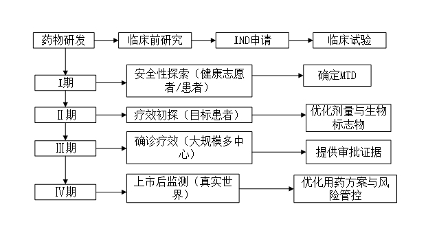 Ⅰ期、Ⅱ期、Ⅲ期、Ⅳ期傻傻分不清？一张图看懂临床试验全流程
