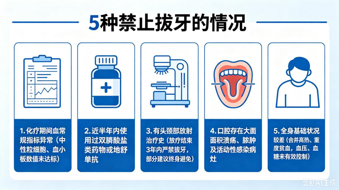 肿瘤病人拔牙需谨慎:这些风险与注意事项必须知道