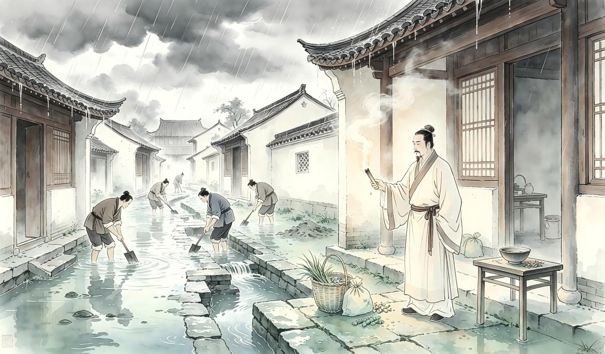 台风暴雨湿气重 中医古法祛湿防病