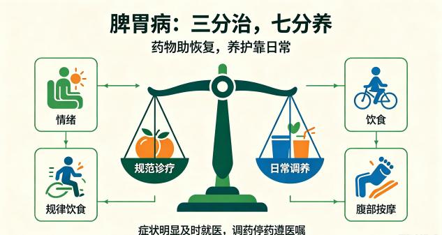 脾胃病:三分治,七分养,情绪与饮食都是“药”