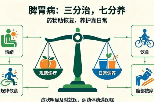 脾胃病：三分治，七分养，情绪与饮食都是“药”